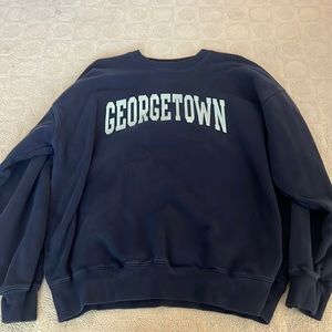 Brandy Melville Oversized Georgetown Crewneck